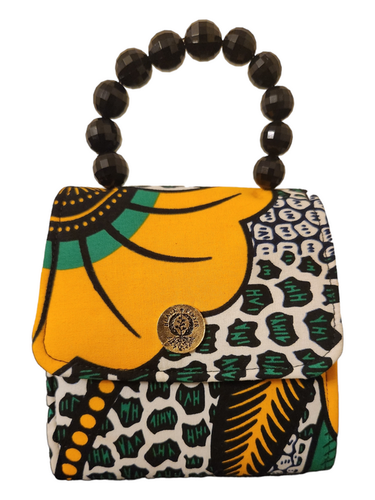 Yellow & Green "Ongelle" Purse