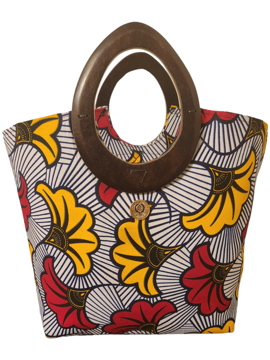 Red & Yellow "Tsehai" Tote