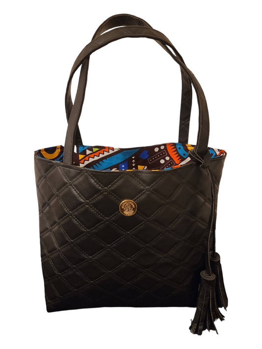 Multi Fusion "Suman" Tote with Makeup Bag