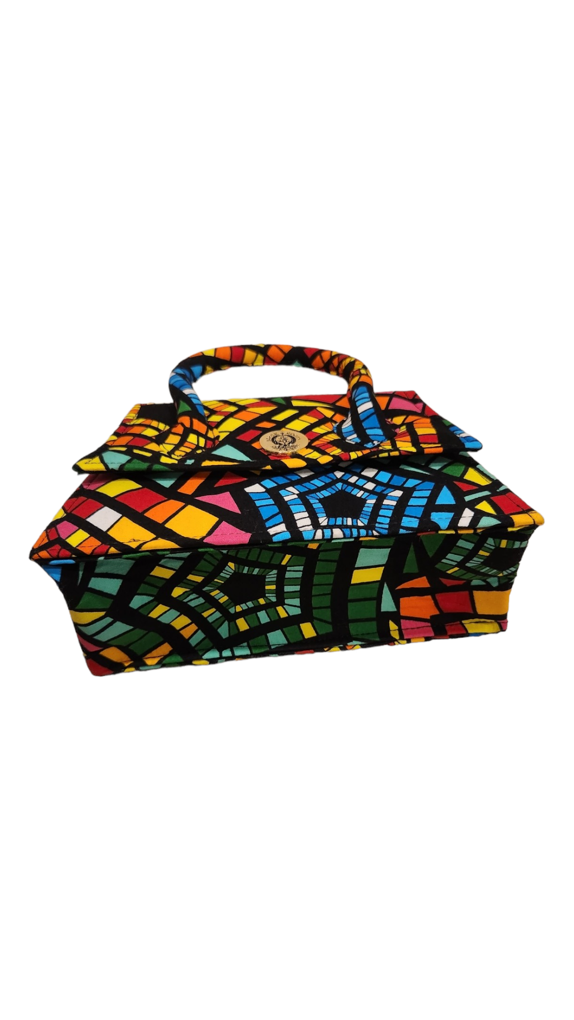 Multicolored Mosaic "Twyla" Purse