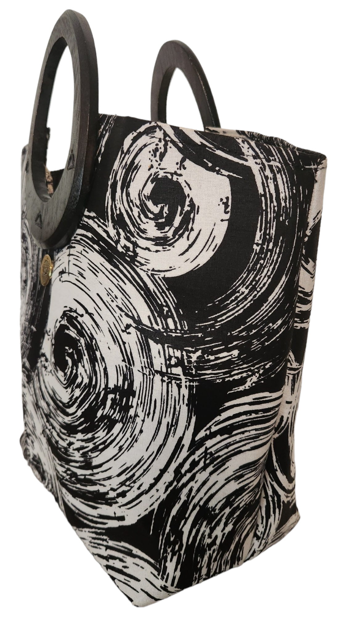 Black & White Swirl "Tsehai" Tote