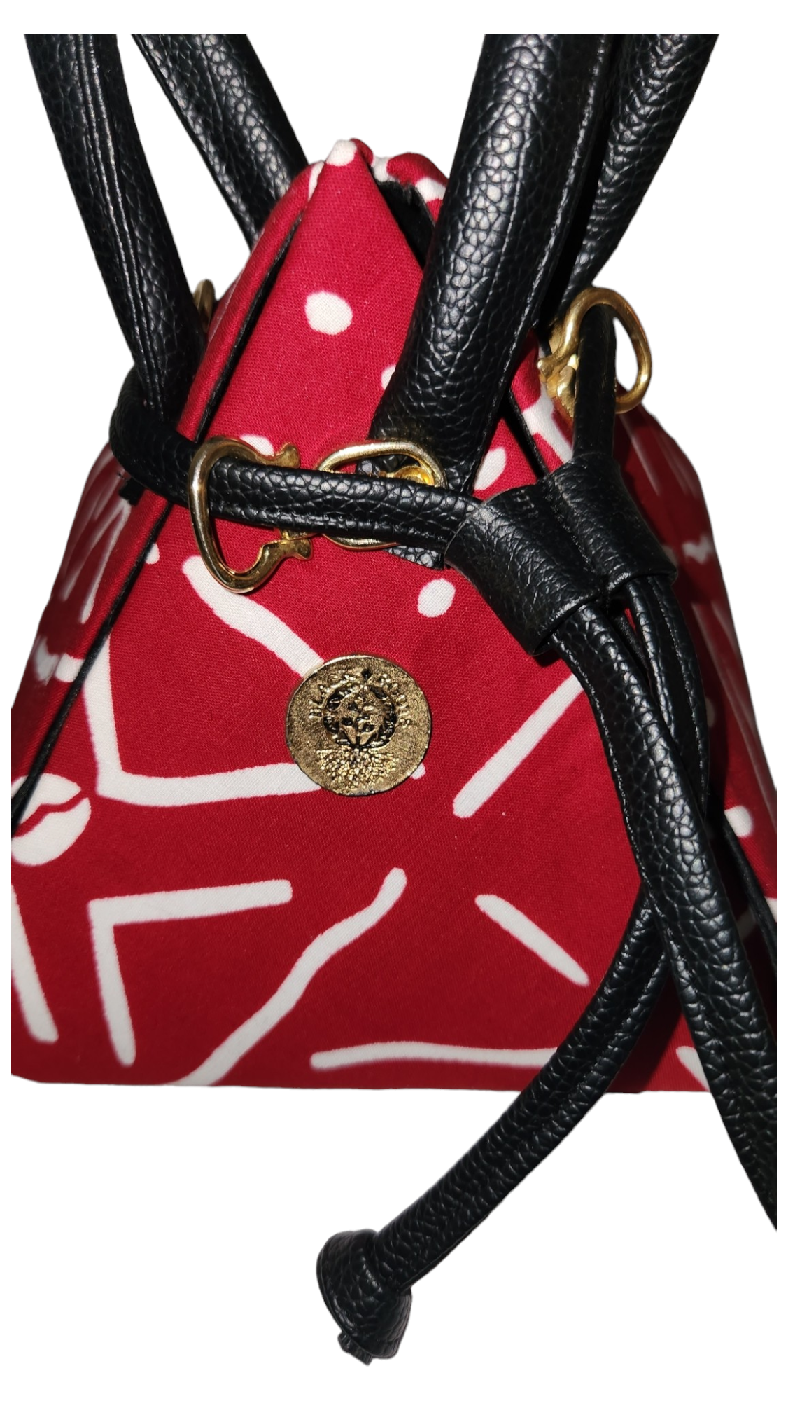 Red & White "Kisha "Purse