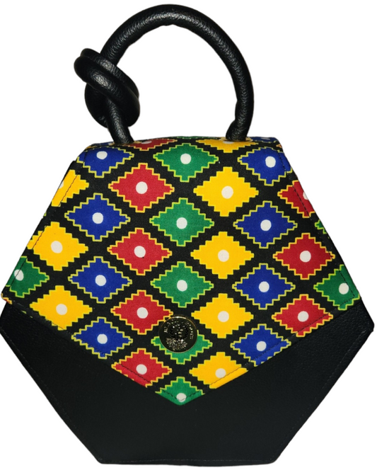 Multicolored "Zindy" Purse